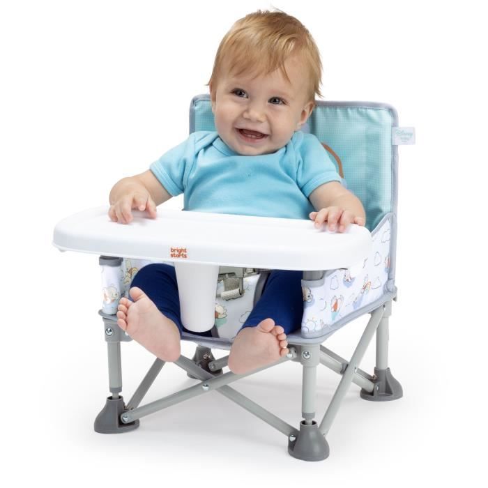 DISNEY BABY Winnie the Pooh Booster Chair, Pop 'n Sit Booster, Indoor, Outdoor, Practical and Compact, Quick Fold,