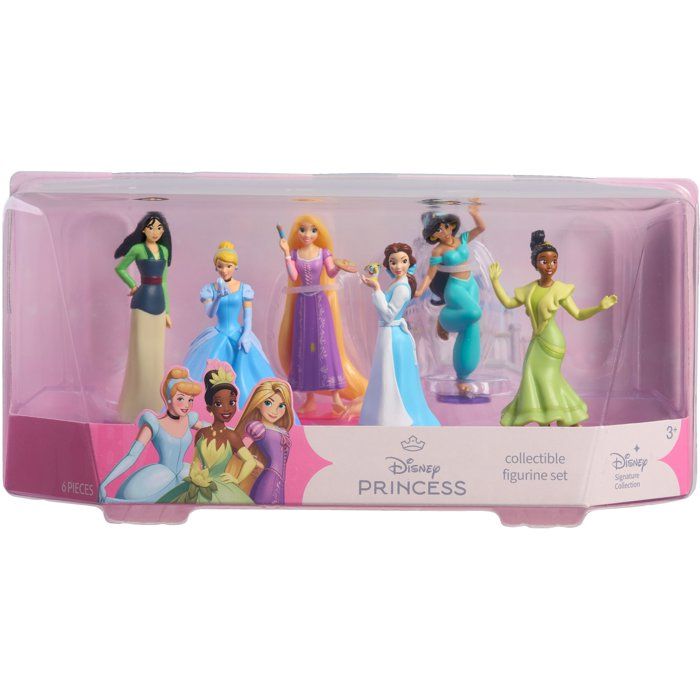 Figurine Set - DISNEY Princess - 6 8-cm figurines - Disney Princesses - Collection