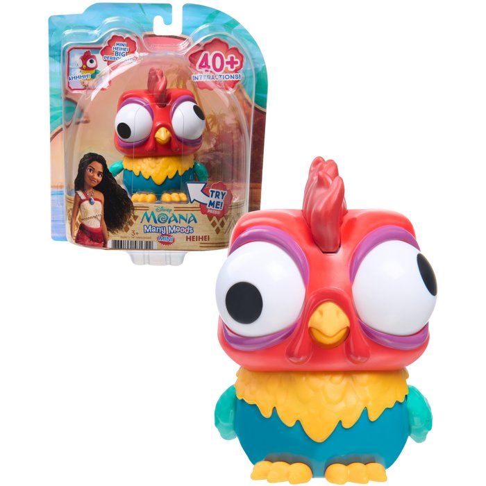 Figurine interactive - Disney Princess Vaiana - HeiHei Many Moods - 15 cm - Plus de 50 interactions
