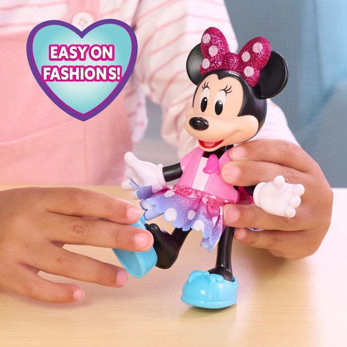 Fashion Doll - DISNEY - Minnie Mouse Fabulous Fashion Doll - 15 cm - 11 accessories