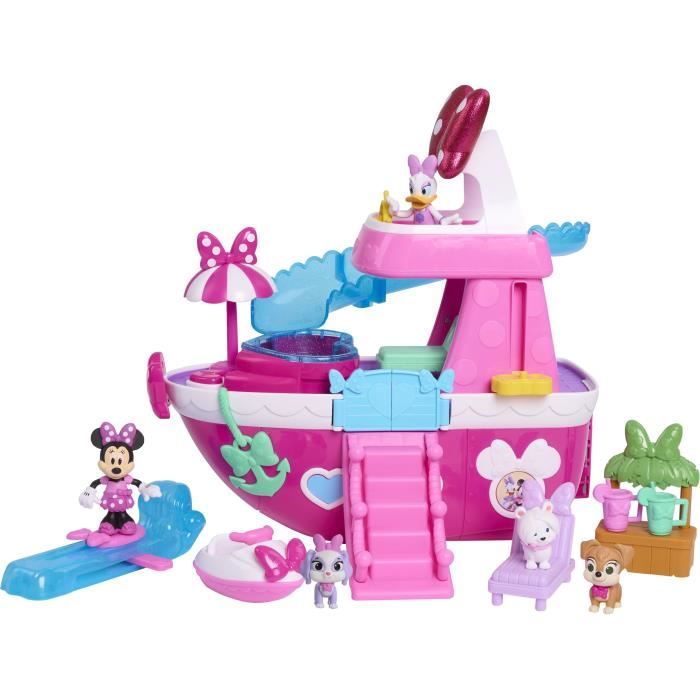 Interactive toy - DISNEY MINNIE MOUSE - Minnie's Yacht - Yacht with 14 accessories, changing outfits and swimming pool