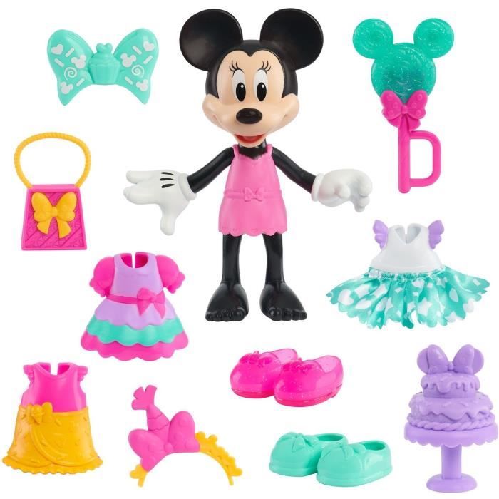 Doll box - DISNEY MINNIE MOUSE - 15 cm Sweet Party Articulated Figurine - With clothes and accessories