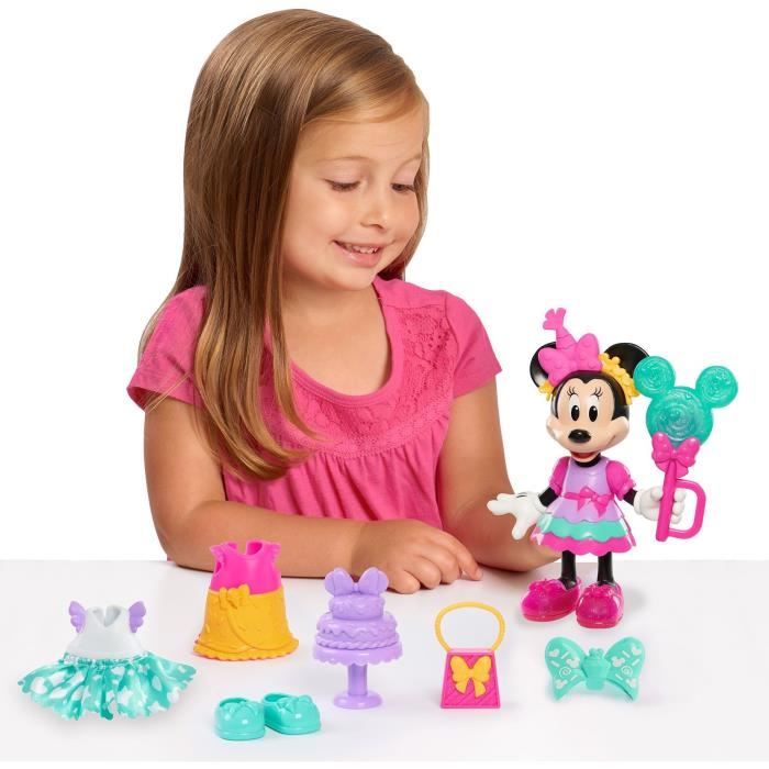 Doll box - DISNEY MINNIE MOUSE - 15 cm Sweet Party Articulated Figurine - With clothes and accessories