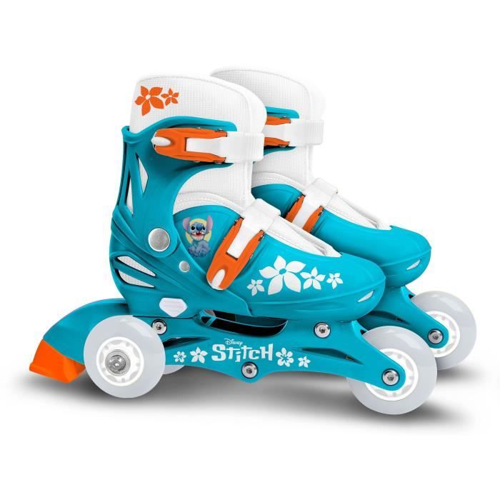 2-in-1 Inline Skates - DISNEY - STITCH - 3 Wheels - Size 27-30