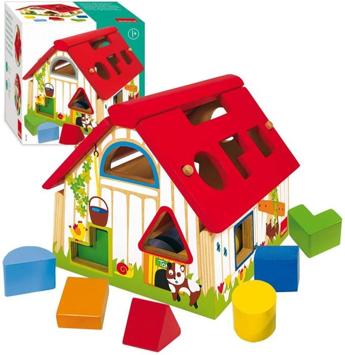Educational toy - GOULA - Geometric shapes - Shape box to learn to recognize shapes