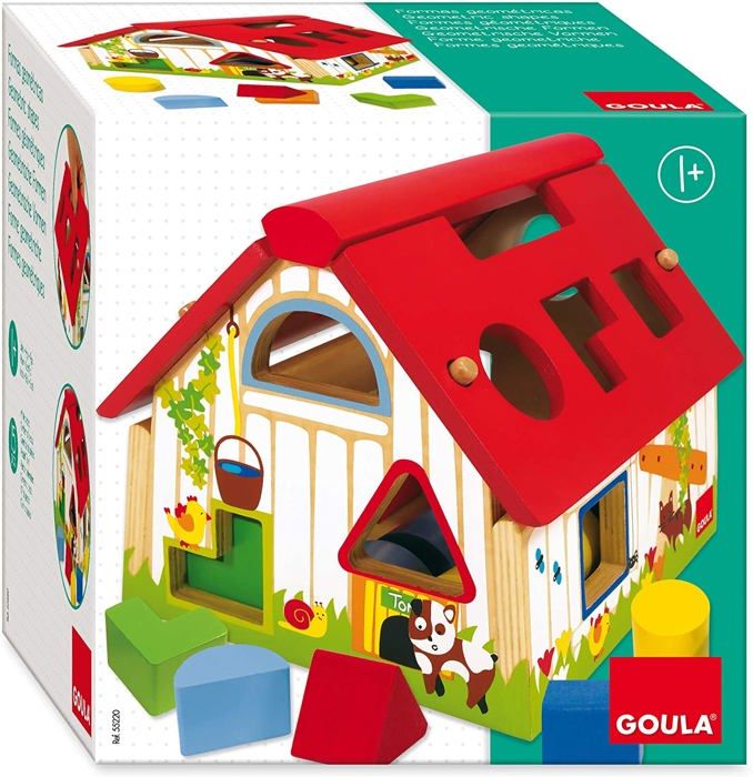 Educational toy - GOULA - Geometric shapes - Shape box to learn to recognize shapes