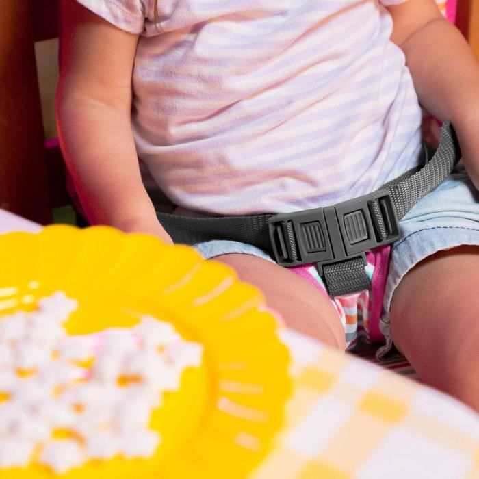 DISNEY BABY Minnie Mouse Booster Seat, Pop 'n Sit, Indoor, Outdoor, Convenient & Compact, Quick Fold, Pink