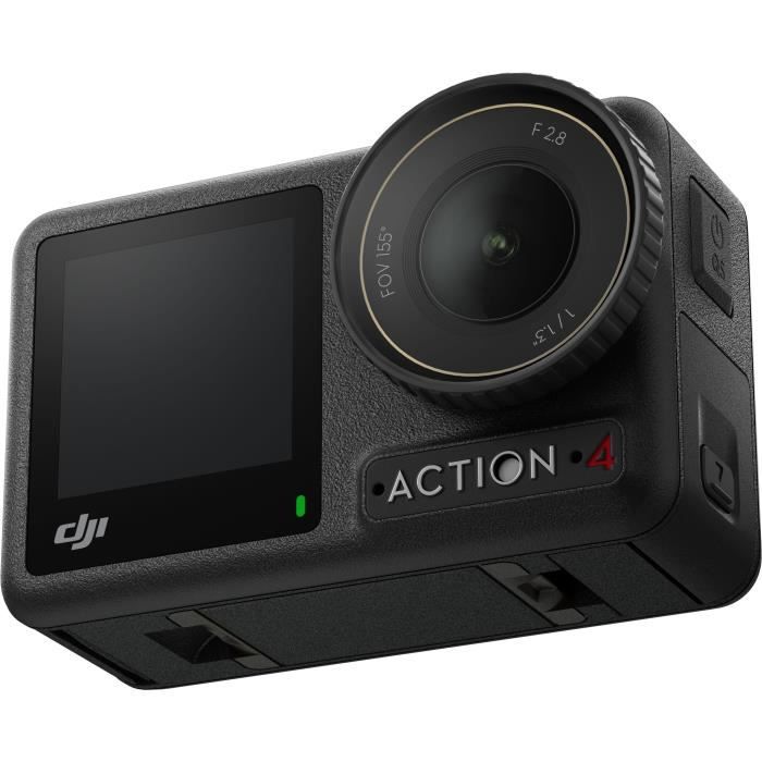 Action Camera - DJI - Osmo Action 4 Adventure Combo - 1/1.3 inch Sensor - 4K/120 fps - Ultra-wide FOV of 155