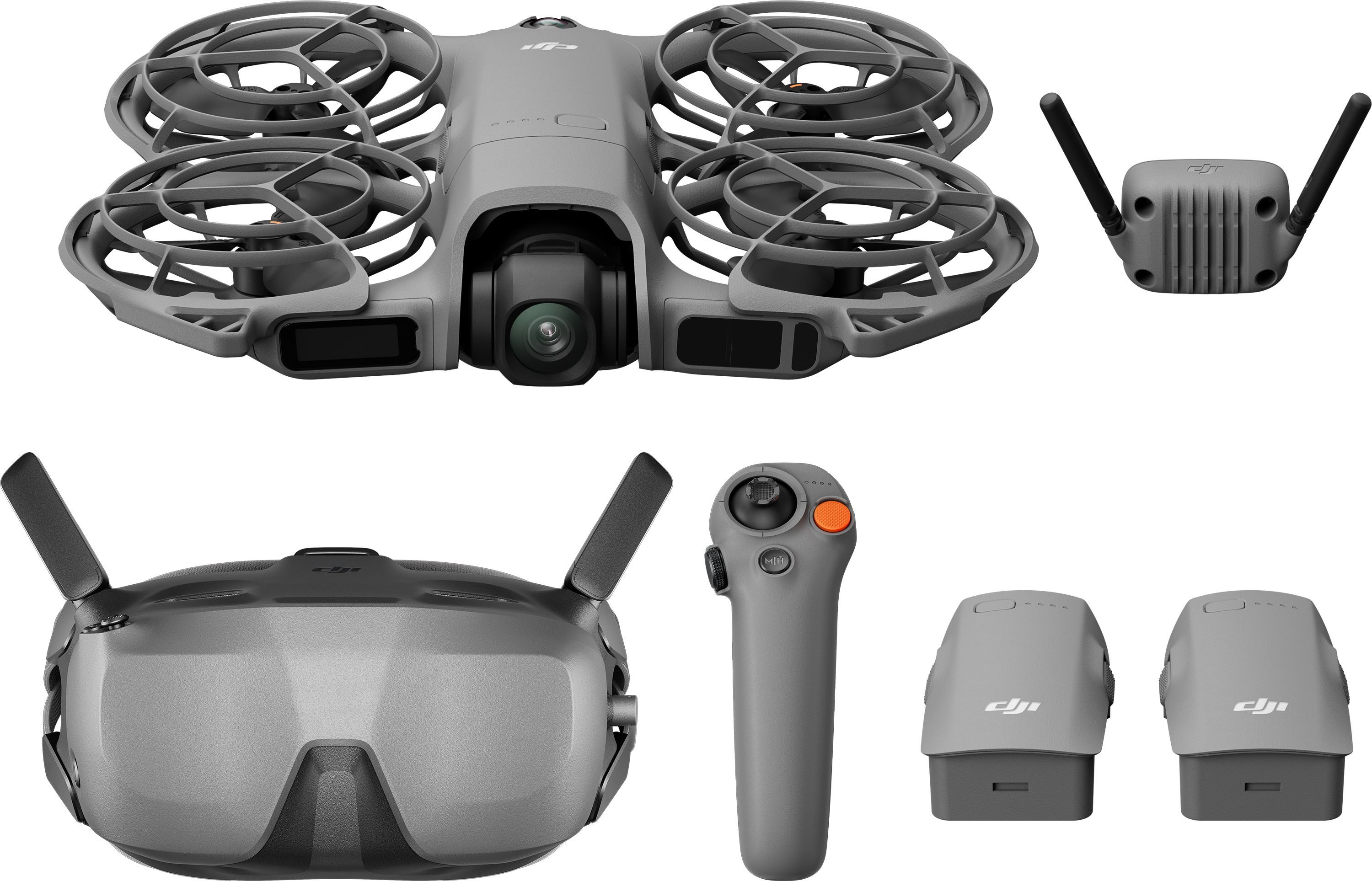 Drone - DJI - Neo 2 Motion Fly More Combo - Caméra 1/1.3'' 48 MP - Vidéo 4K HDR - Télécommande Motion Controller - Kit 3 batteries