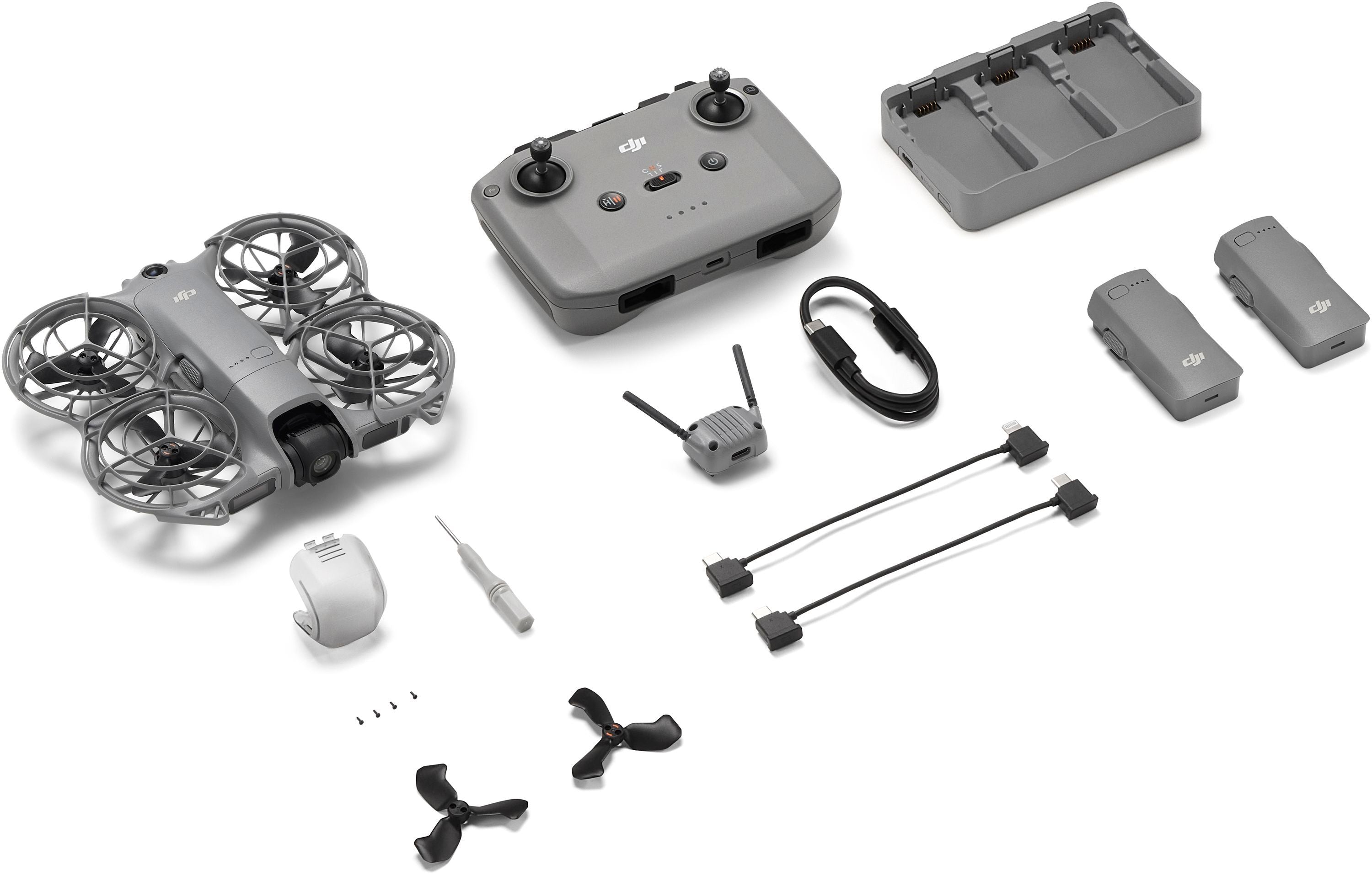 Drone - DJI - Neo 2 Fly More Combo - Caméra 1/1.3'' 48 MP - Vidéo 4K HDR - Kit 3 batteries