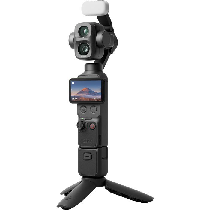 Action Camera - DJI - Osmo Pocket 4P Vlog Combo - 3-Axis Stabilization - Compact - Content Creation