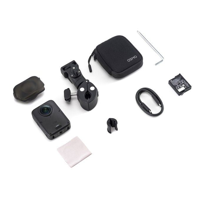 360° Camera - DJI - Osmo 360 II Limitless Riding Combo - 8K/60 fps Video - Sensor 1 - Riding Accessory Pack