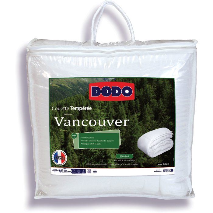 DODO Temperate Vancouver duvet - 220 x 240 cm - White