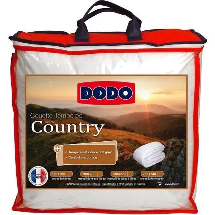 Country temperate dodo - 200 x 200 cm - White