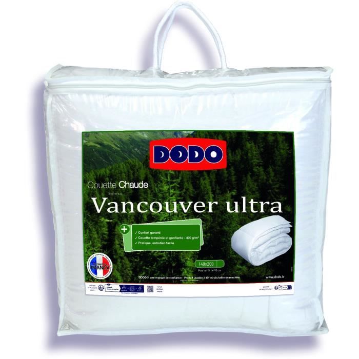 Dodo Vancouver Duvet - 140x200 cm - Ultra - Made in France
