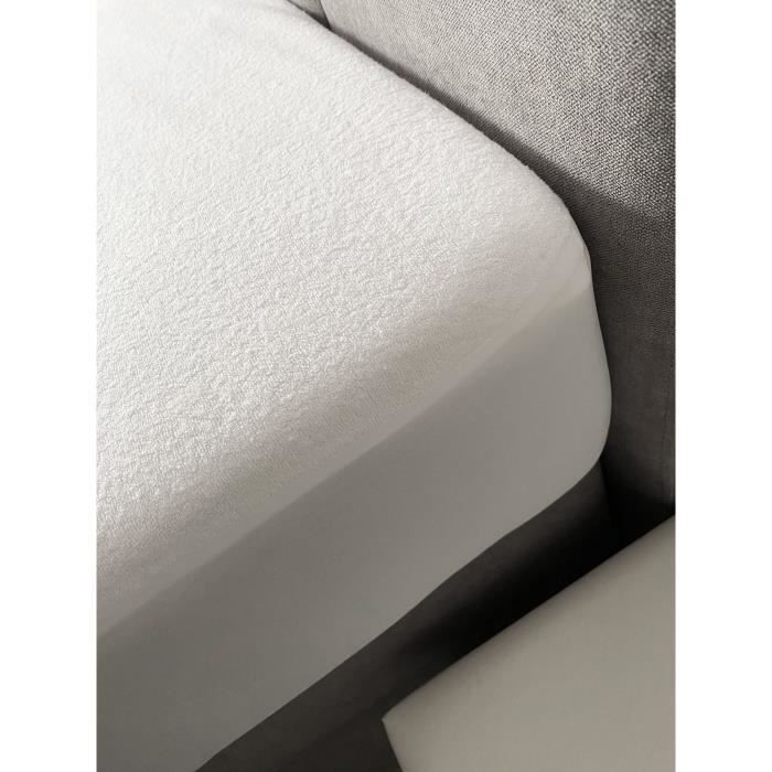 Absorbent mattress protector - polyester - 160x200 cm - dodo