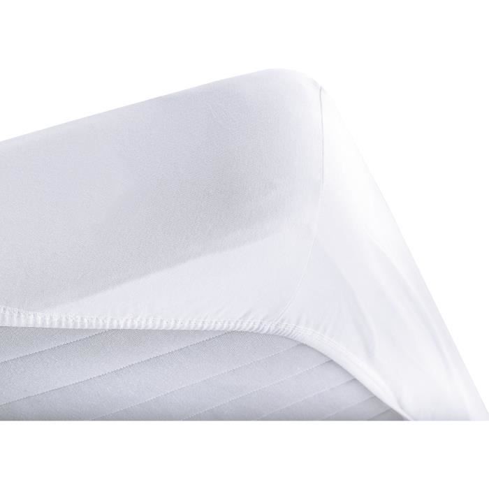 Absorbent mattress protector - 90x190 cm - cotton - anti -mite