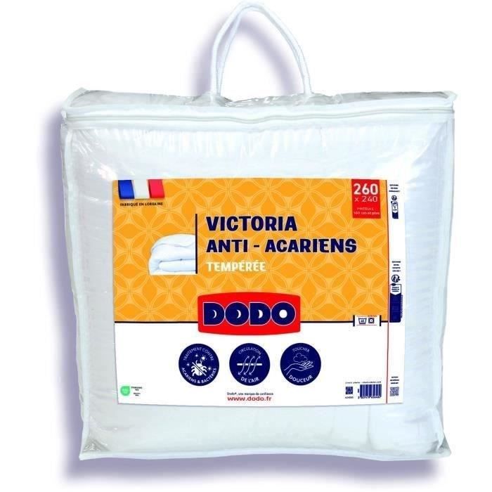 DODO Temperate duvet 300gr/m² anti-mite VICTORIA 240x260 cm white