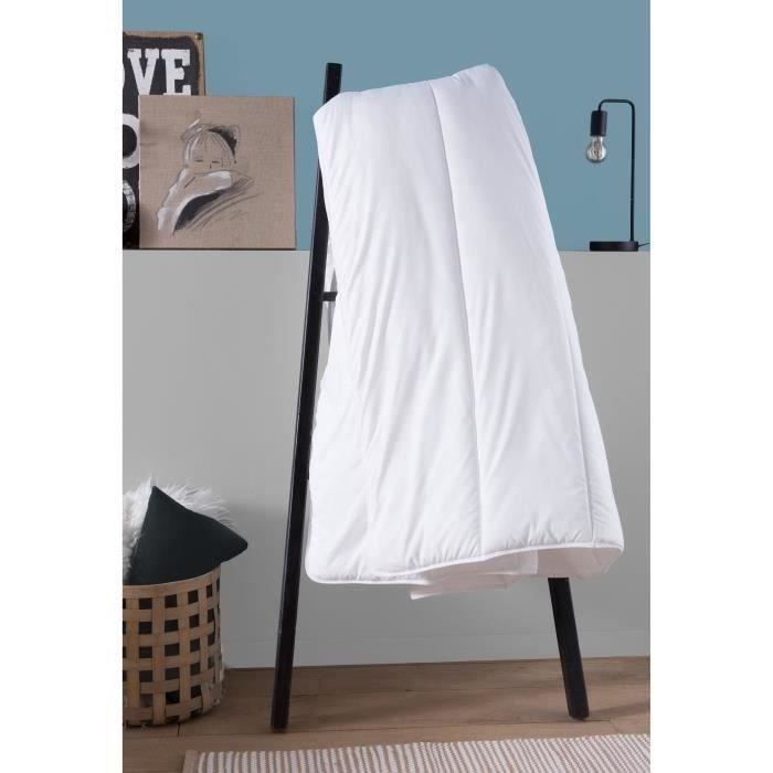 DODO Pack Warm anti-mite duvet 220x240 cm + 2 pillows 60x60 cm - Splendor - 100% volupt'air filling 350gr/m² - White