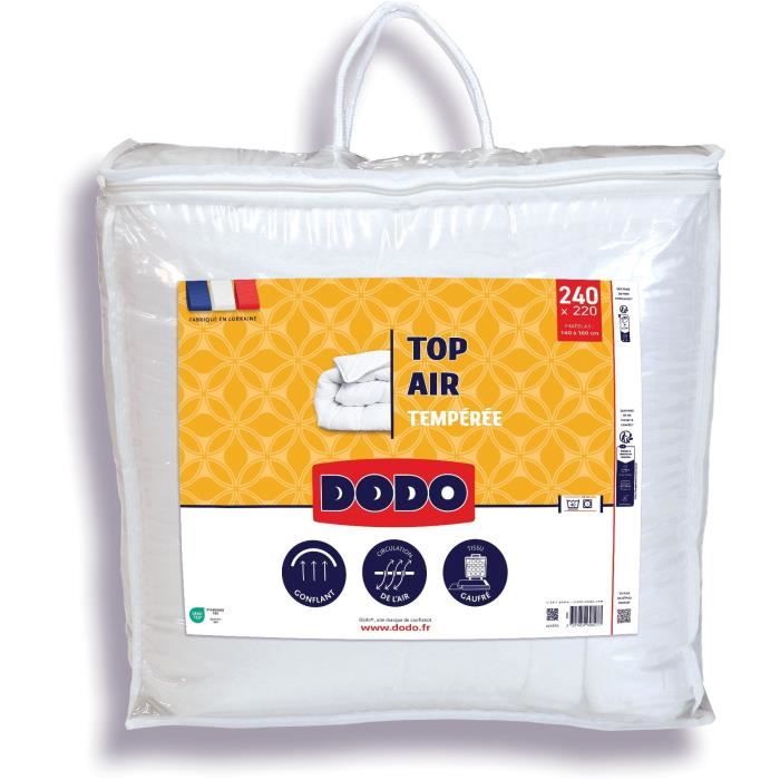Temperate duvet - DODO - TOP AIR - 220 x 240 cm - 300G/M² - White