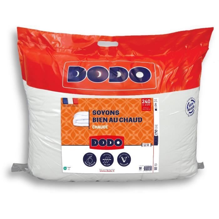 DODO - Duvet - Warm - 220 x 240 - 400g/m² - VOLUPT'AIR - White