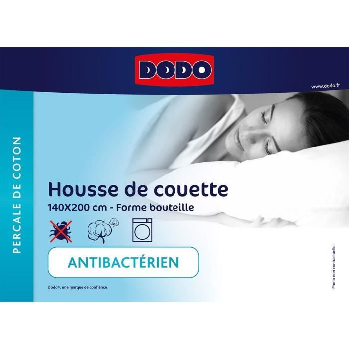 Dodo duvet cover - 140x200 cm - Cotton - Antibacterial - - Made in France
