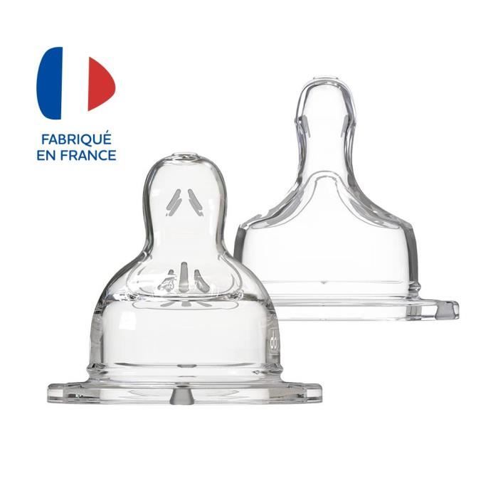 DODIE Teat Sensation + flat wide neck +6 months silicone flow 4 special thick liquid