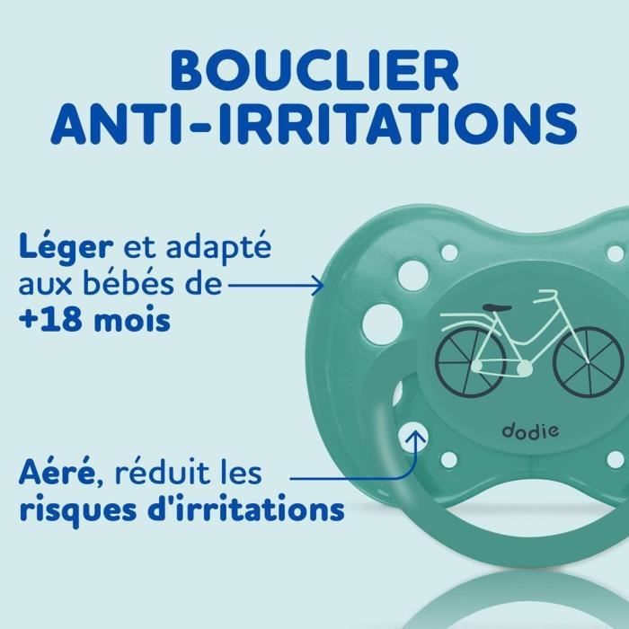 DODIE Anatomical Pacifiers x3 - +18 months - ES6
