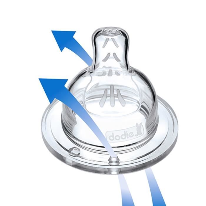 DODIE - Sensation + bottles set - glass (1 bottle 150ml - 2 bottles 270ml - 1 lollipop 0-2 months)