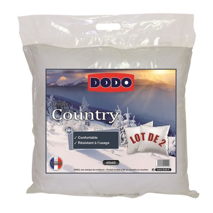 Dodo Lot of 2 Country Pillows 60x60cm