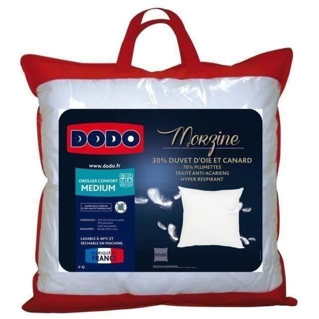 Dodo pillow down goose morzine anti-factories 65x65cm white