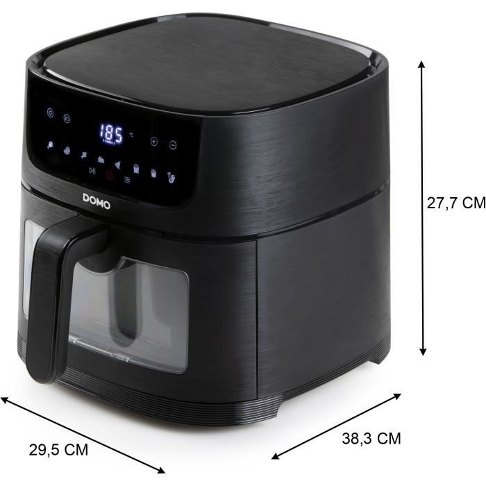 Hot air fryer - DOMO - DO540FR - 6L - Digital display - 8 programs - Deli-Fryer