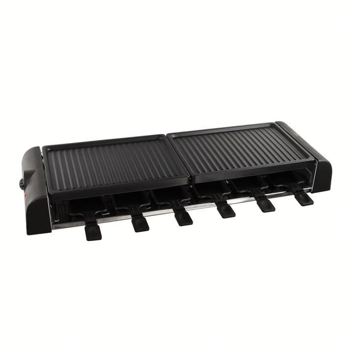 LIVOO DOC185 Raclette set 12 people - Black
