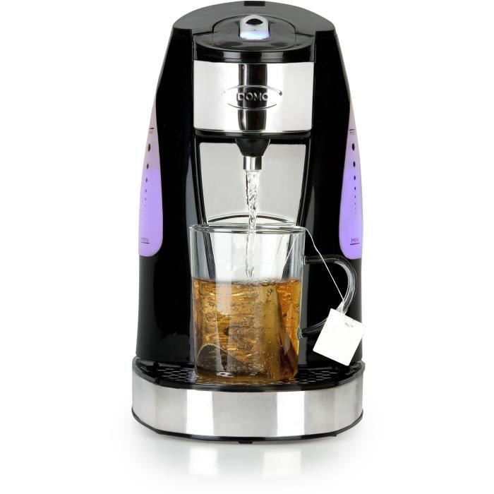 DOMO DO482WK Hot water fountain - 1.5L - 3000W - Black / Stainless steel