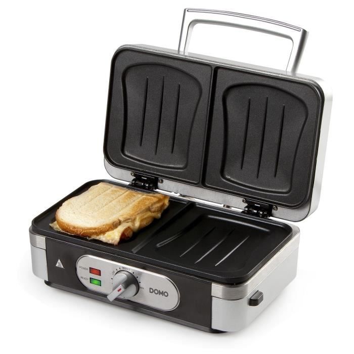 DOMO DO9136C Multifunction waffle maker - Stainless steel