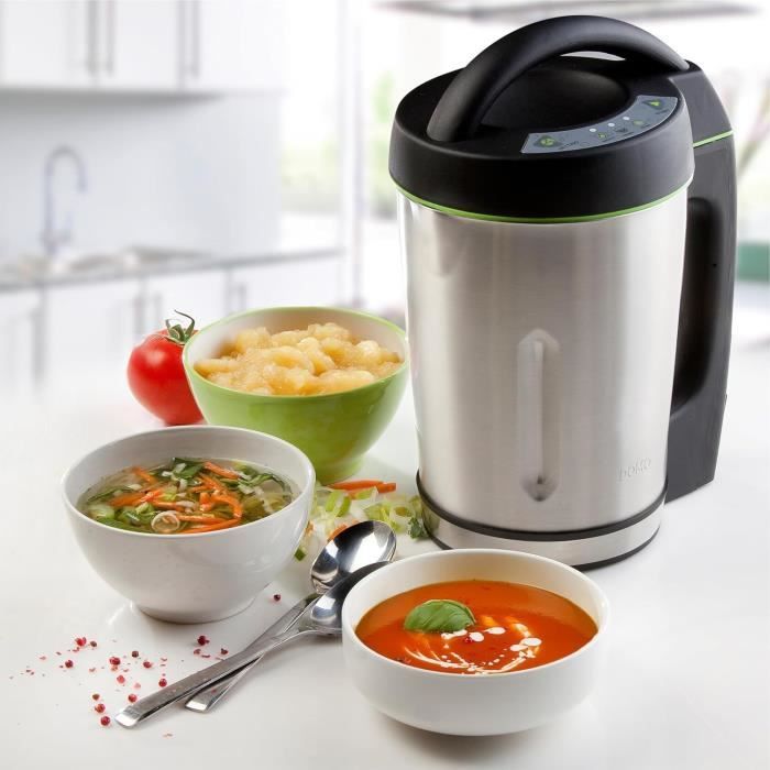 DOMO DO498BL Heating Blender - Black