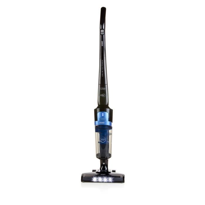 DOMO Cordless vacuum cleaner DO221SV - Cyclonic system - Li-Ion battery 29 V - Autonomy 50 min - Black