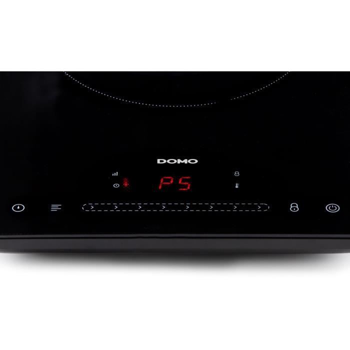 Domo do332IP - Induction plate 1 fire - 2000W - TouchScreen - Digital timer 3h - 8 Power levels - 20cm