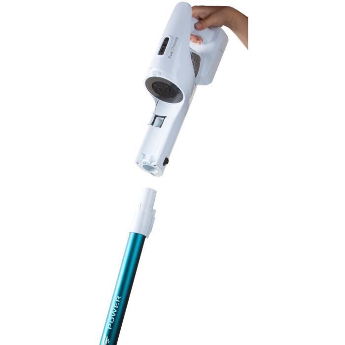 Domo do233SV - Wireless broom vacuum cleaner 2 -in -1 - 2 speeds - Cyclonic system - Autonomy 20min - Push tank 0.6l