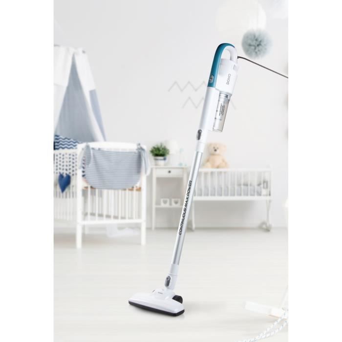 Domo do237SV - Willed broom vacuum cleaner - 450W - Push reservoir 0.45L - Removable filters - Hand vacuum cleaner