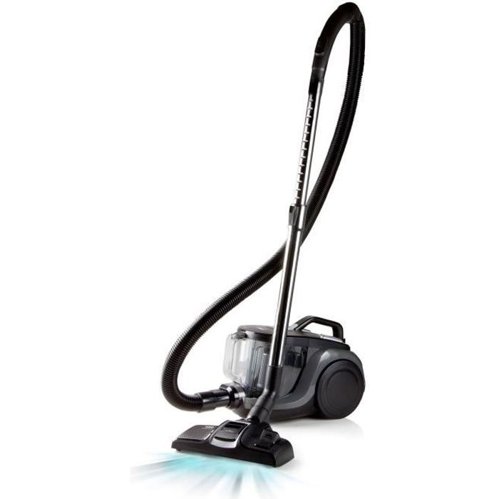 Domo do7295S - Bag without bag without bag - Cyclonic system - New Deep Clean brush - Pousing tank 2.5L