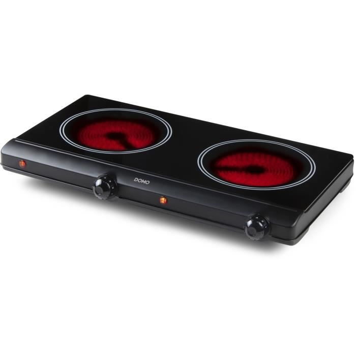 Hob - DOMO - 2 burners - 50.2 x 29.4 x 6.7 cm - DO339KP