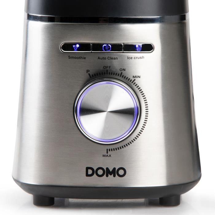 Blender - DOMO - DO740BL - High speed - 1400 W - 1.75 L - Gray