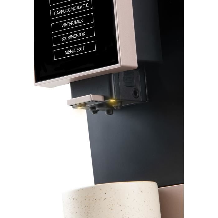 Automatic espresso machine with grinder - DOMO - DO743K - 1350 W - 19 bar - 125 g coffee - Black