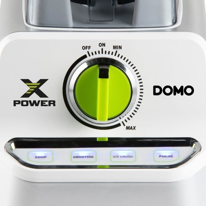 Blender XPOWER - DOMO - DO747BL - 1500 W - 2 L - Gray