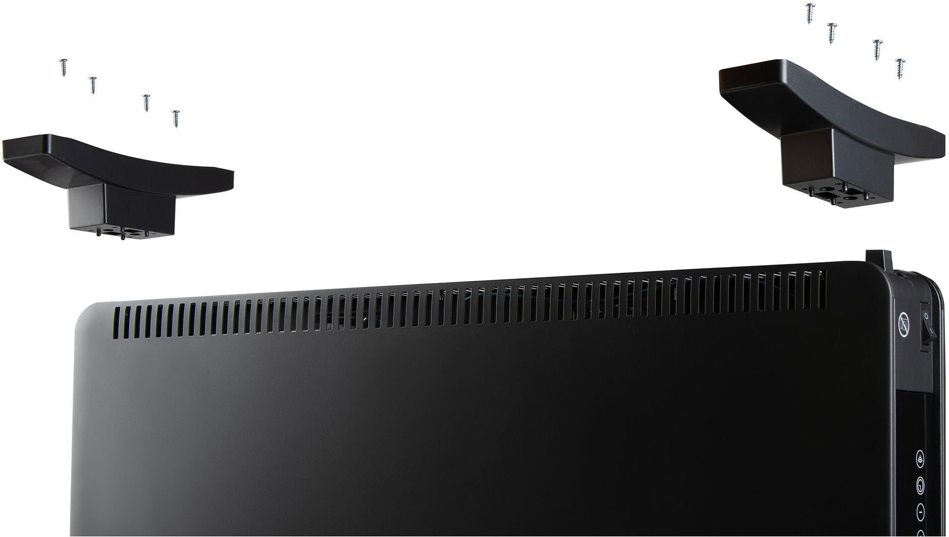 Convection Heater - 2000 W - Domo - DO7355CH - Wi-Fi + Remote Control - Eco Mode - Quiet Operation - LED Display - Black