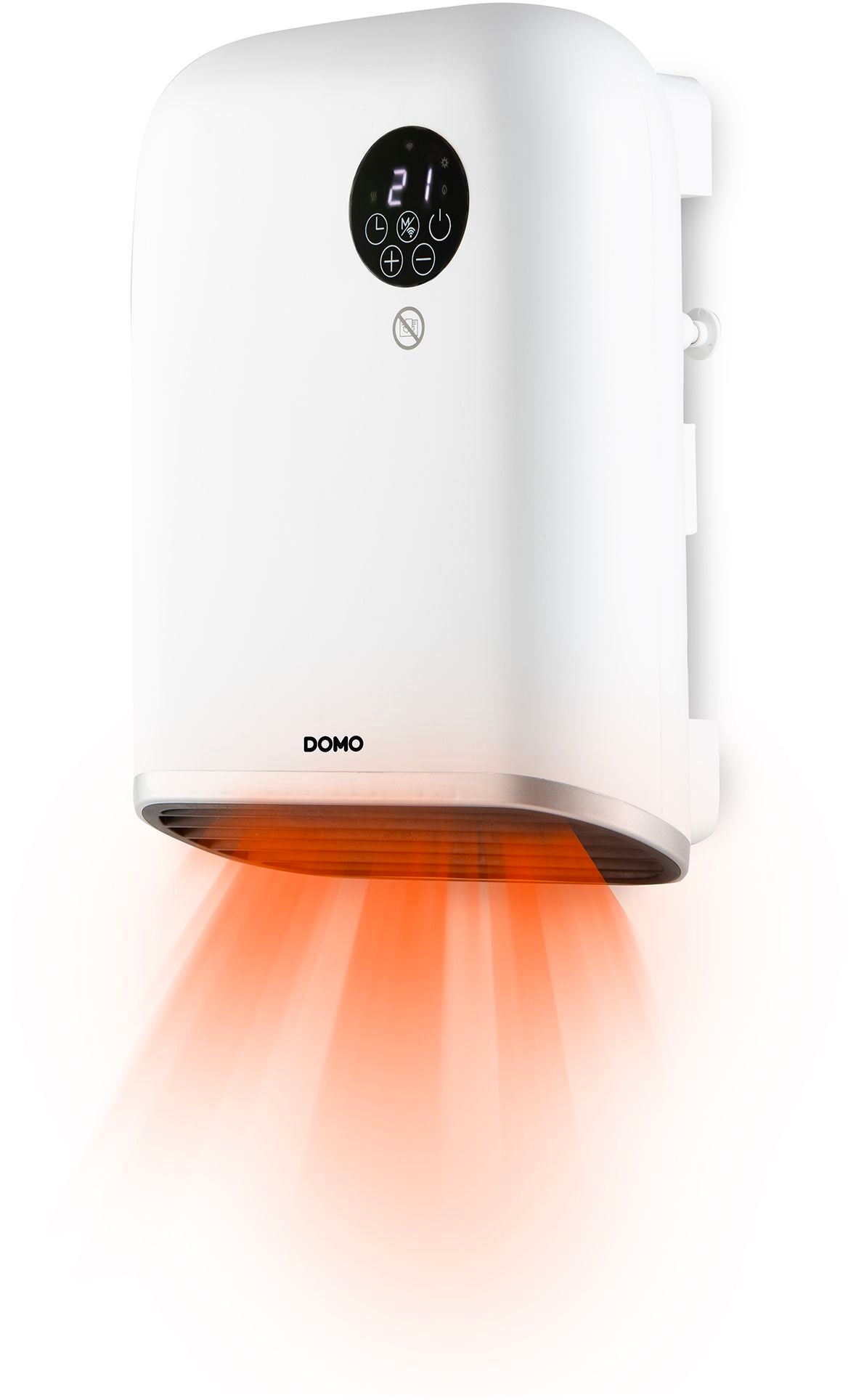Bathroom Heater - 2000 W - Domo - DO7357F - Wi-Fi + Remote Control - Eco Mode - LED Display - Wall-Mounted / Freestanding - White