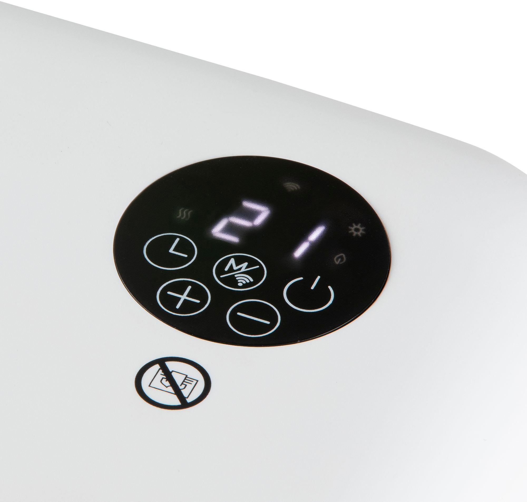 Bathroom Heater - 2000 W - Domo - DO7357F - Wi-Fi + Remote Control - Eco Mode - LED Display - Wall-Mounted / Freestanding - White