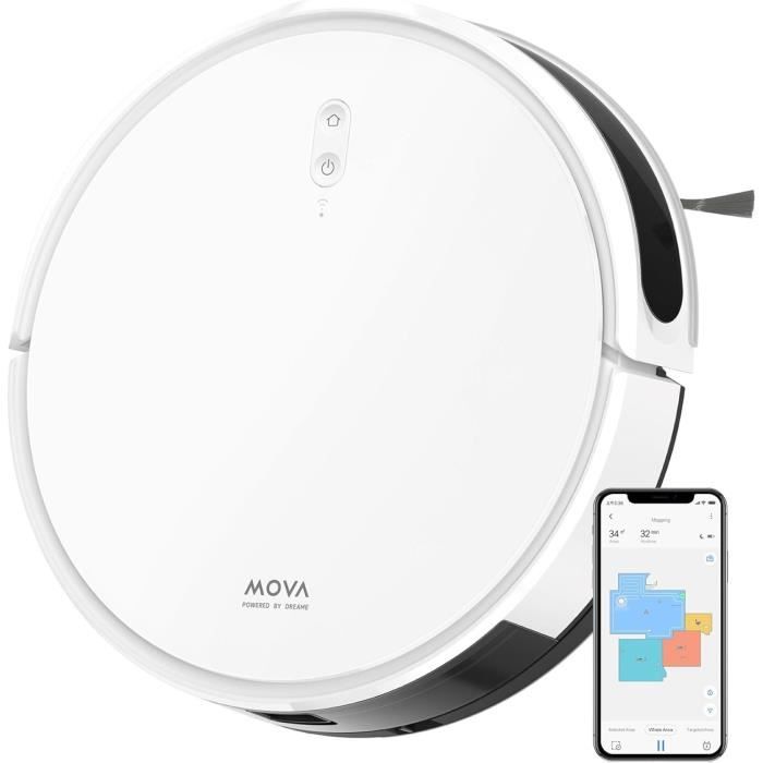 DREAME Mova M1 - 2 in 1 Robot Vacuum Cleaner - 4500Pa - Intelligent Navigation by SoF LiDAR - Multi-surface brush