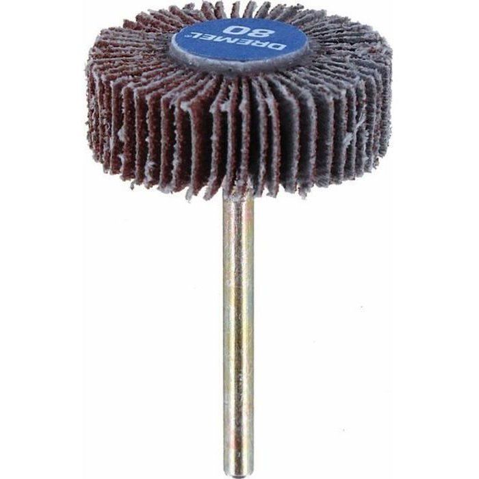 DREMEL Slatted polisher 9.5mm grain 80 502